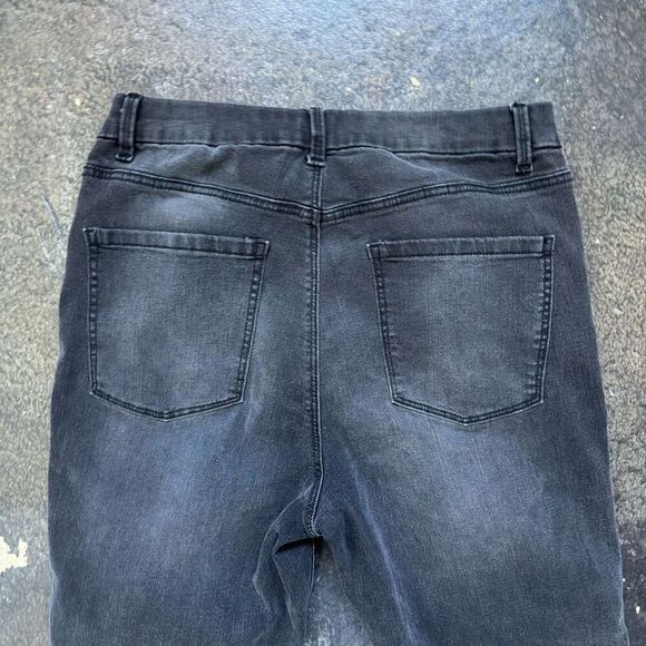 No Boundaries Women's Button Fly High Rise Skinny Jeans Black Size 13 - Picture 14 of 14